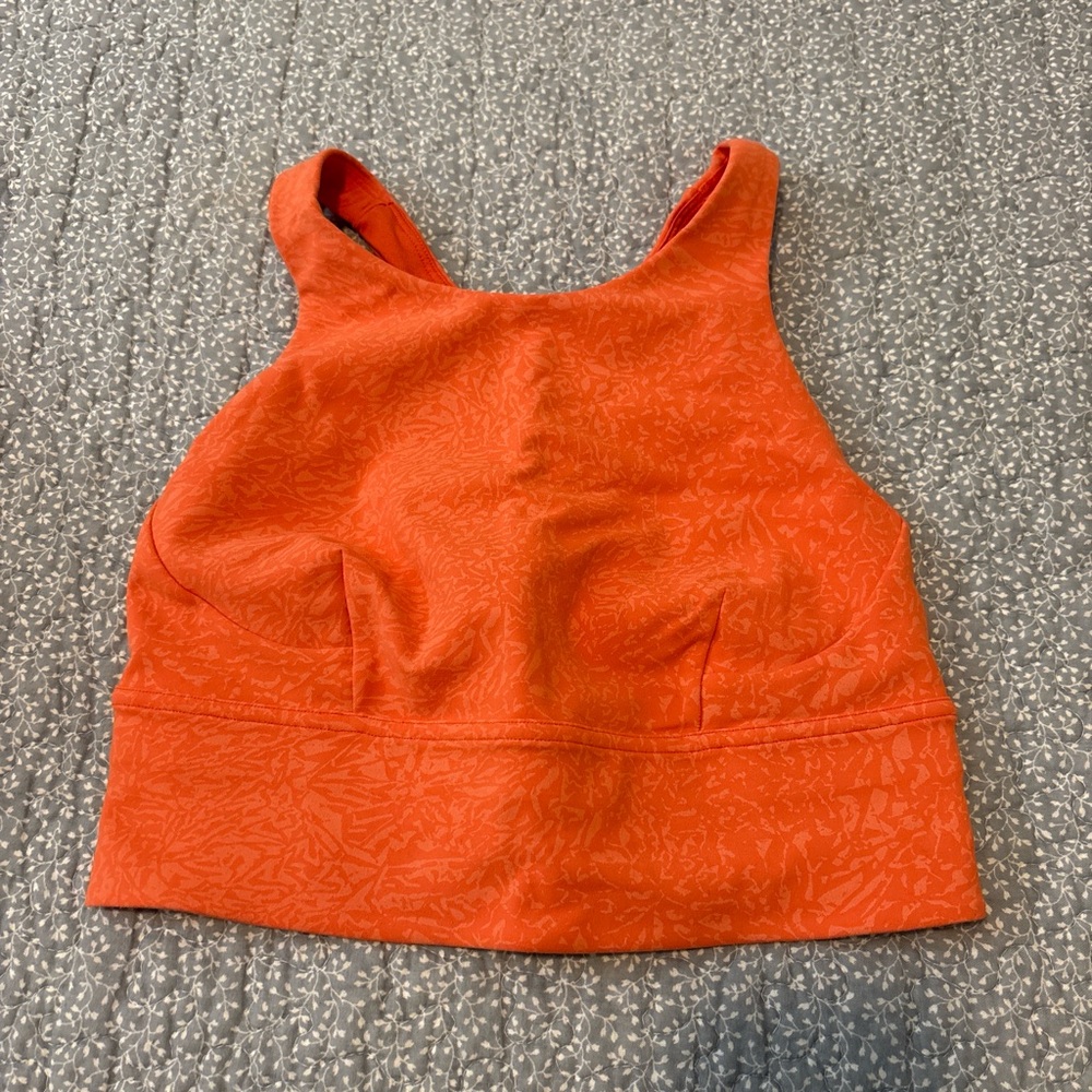 Lululemon Orange sports bra
